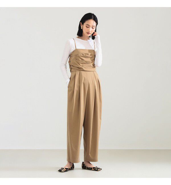 Demi-Luxe BEAMS 「キュプラ ドレープ オールインワン」|オールインワン|CAMEL