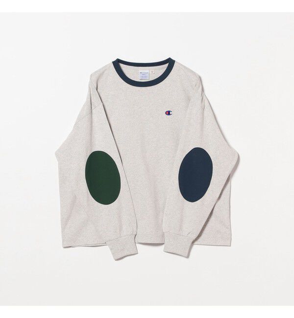 BEAMSBOY「【別注】Champion / エルボーパッチ Tシャツ」|Tシャツ・カットソー|