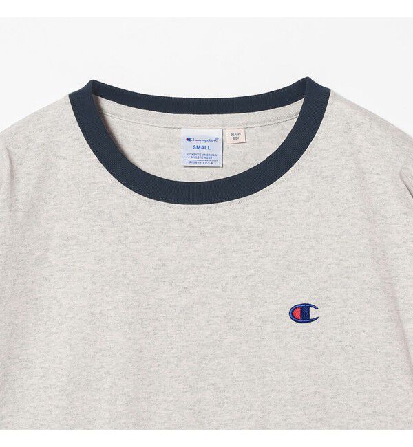 BEAMSBOY「【別注】Champion / エルボーパッチ Tシャツ」|Tシャツ・カットソー|