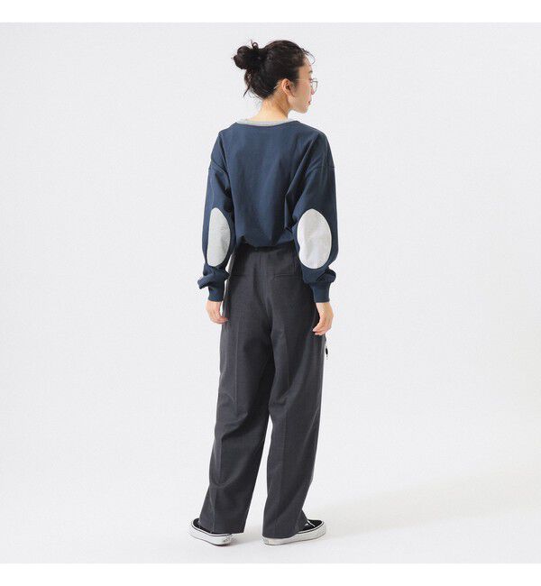 BEAMSBOY「【別注】Champion / エルボーパッチ Tシャツ」|Tシャツ・カットソー|