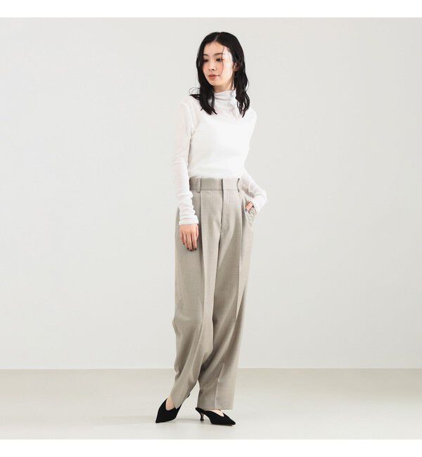 Demi-Luxe BEAMS 「ツイル テーパード パンツ」|チノ|