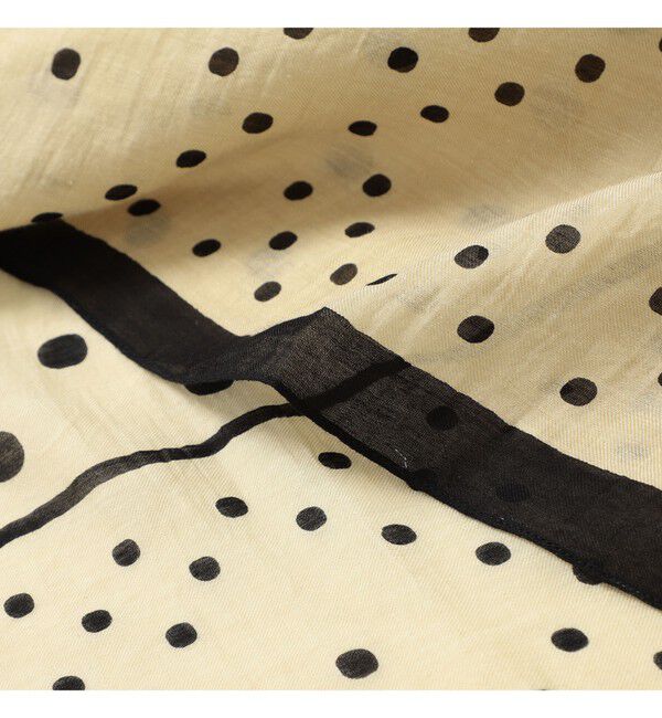 Demi-Luxe BEAMS 「ｍanipuri / ジオメトリック ドット ストール」|ストール|