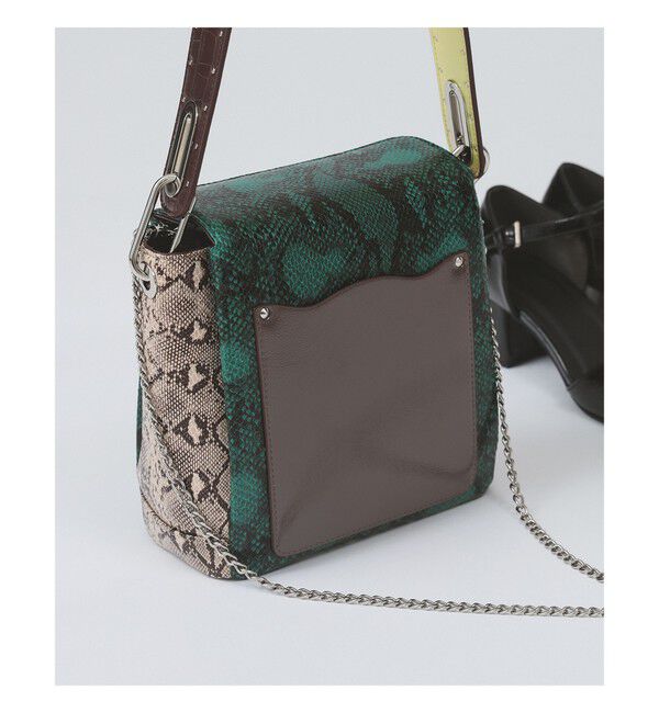 Ray BEAMS 「配色 ワンハンドル バッグ」|その他|GREEN