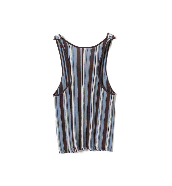 Ray BEAMS 「マルチストライプ ニット キャミソール」|キャミソール|