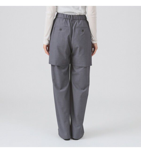 Ray BEAMS 「ハーフ レイヤード パンツ」|チノ|