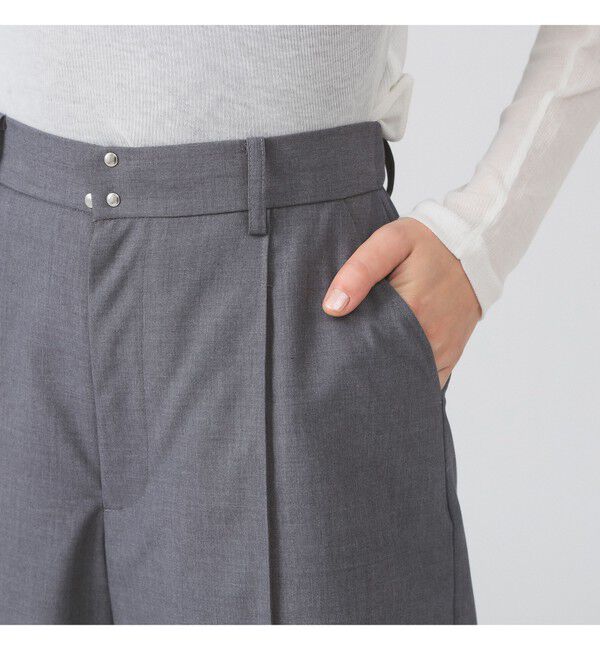 Ray BEAMS 「ハーフ レイヤード パンツ」|チノ|