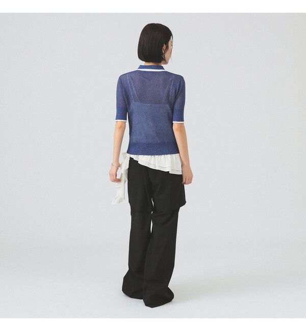 Ray BEAMS 「ハーフ レイヤード パンツ」|チノ|