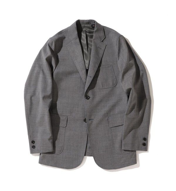 BEAMS PLUS「BEAMS PLUS / コンバットウール 3ボタン ジャケット」|テーラードジャケット|GREY
