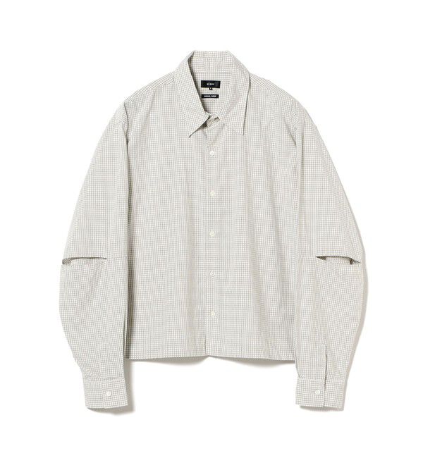 BEAMS「ショート スリットシャツ」|シャツ・ブラウス|