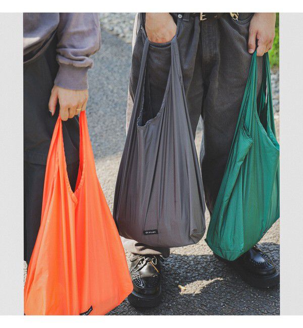 BEAMS「リップストップ マルシェバッグ」|ポーチ|STEEL_GRAY