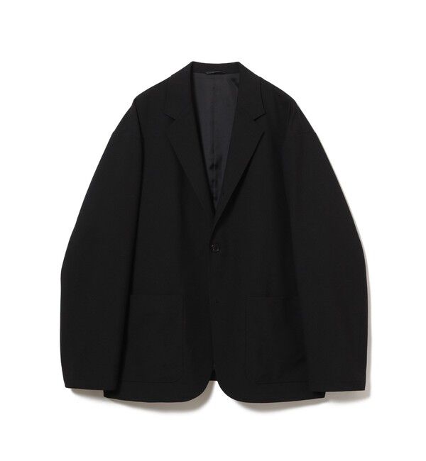 BEAMS「ツイル イージー ジャケット」|テーラードジャケット|BLACK