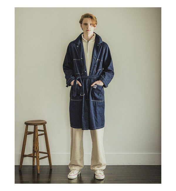 BEAMS PLUS「【別注】POST OVERALLS  / Shop Coat」|ダッフルコート|INDIGO