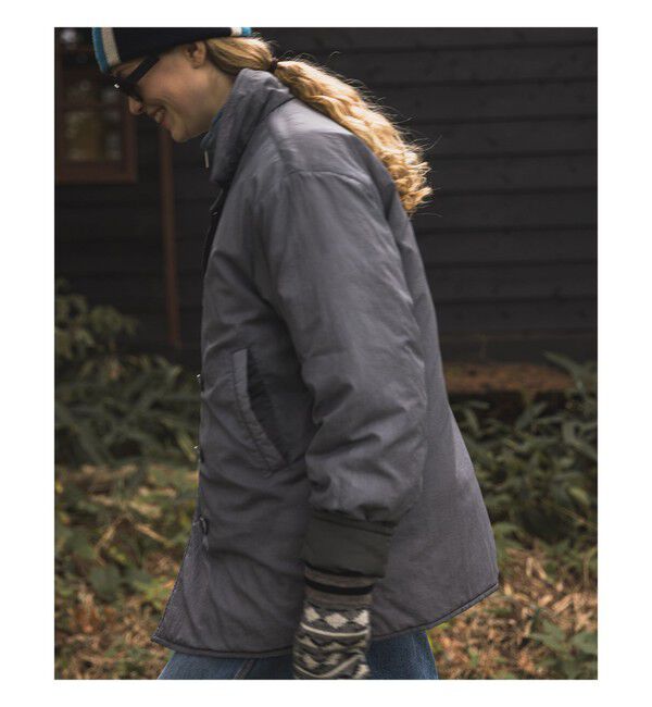 BEAMS PLUS「P-Coat Nylon Pigment Print」|ダッフルコート|