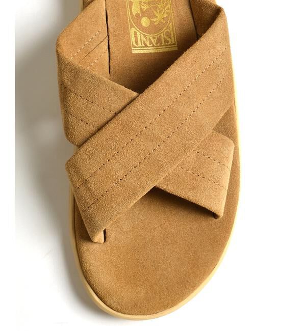 SHIPS「ISLAND SLIPPER: SHIPS(シップス) 別注 クロスストラップ サンダル」|サンダル|