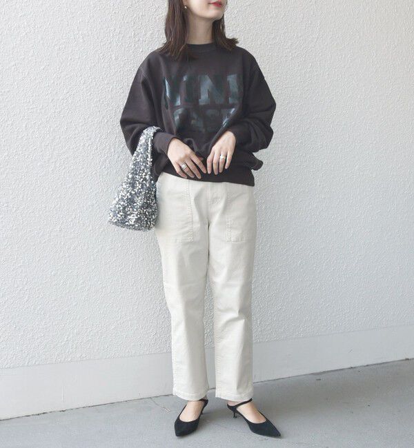 SHIPS for women「《一部追加予約》【WEB限定】ストレッチ ベーシック ベイカー パンツ」|その他|