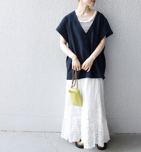 SHIPS any「SHIPS any:〈ウォッシャブル〉テレコ タンク トップ2」|タンクトップ|