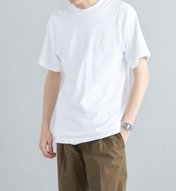 SHIPS any「【SHIPS any別注】LA APPAREL: ヘビーウェイト 半袖 Tシャツ◇」|Tシャツ・カットソー|ホワイト