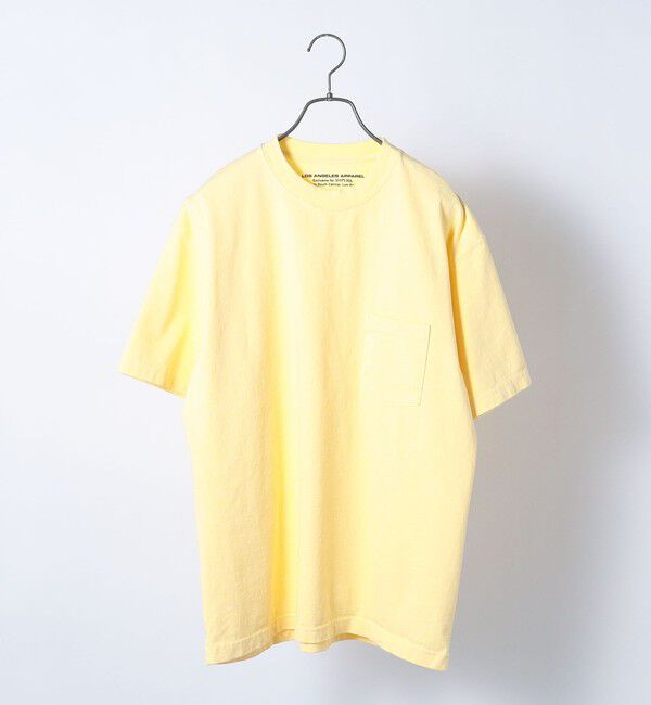 SHIPS any「【SHIPS any別注】LA APPAREL: ヘビーウェイト 半袖 Tシャツ◇」|Tシャツ・カットソー|クリーム