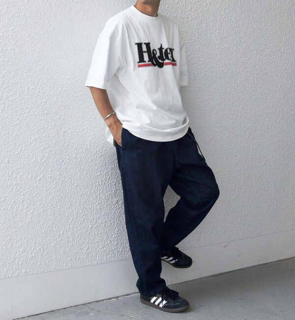 SHIPS any「【SHIPS any別注】Gramicci: オーガニックコットン ルーズテーパード ストレッチ デニム パンツ◆」|デニム|