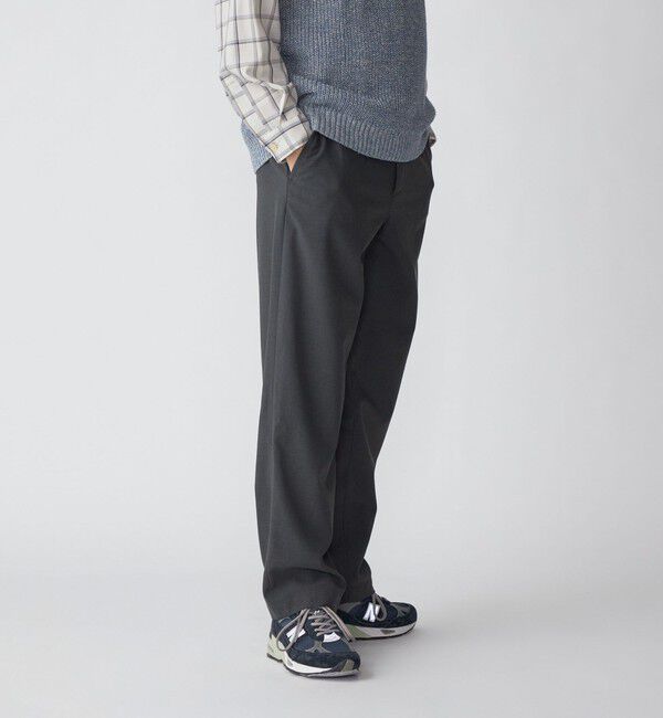 SHIPS「SHIPS:〈洗濯機可能/ストレッチ〉T/R トロピカル リラックス イージーパンツ」|チノ|