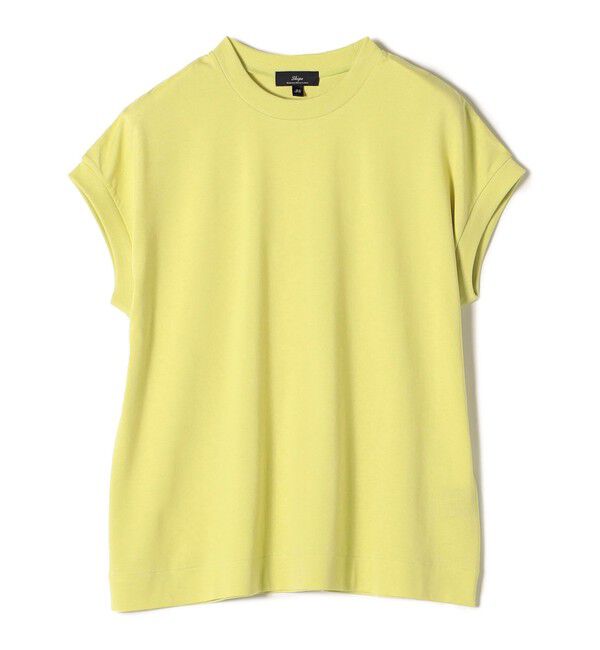 SHIPS for women「SHIPS Primary Navy Label: ニュー スヴィン コットン フレンチ スリーブ」|タンクトップ|イエロー