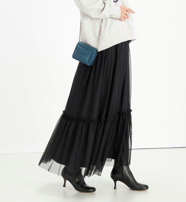 SHIPS for women「〈手洗い可能〉チュール リバーシブル ギャザー スカート◇」|スカート|