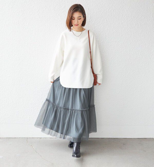 SHIPS for women「〈手洗い可能〉チュール リバーシブル ギャザー スカート◇」|スカート|