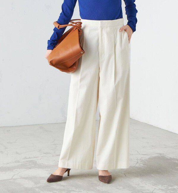 SHIPS for women「〈手洗い可能〉オーガニック コットン コーデュロイ パンツ ◇」|その他|