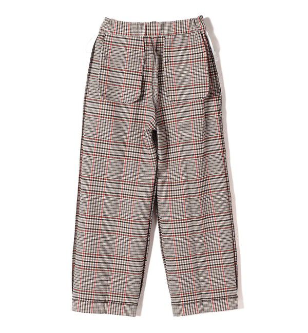 SHIPS Colors 「SHIPS Colors:〈洗濯機可能〉TR チェック タック ワイド パンツ」|スラックス|