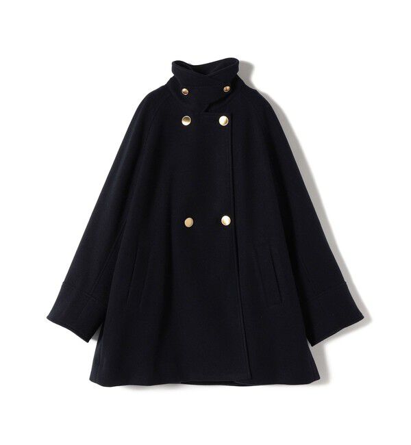 SHIPS for women「【WEB限定】〈手洗い可能〉ウール ライク ジャージー メルトン 2WAY Pコート」|ピーコート|