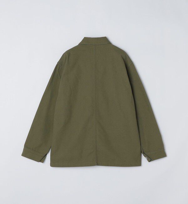 SHIPS「SHIPS: ハイツイストヤーン コットン ミリタリー シャツ アウター」|ミリタリージャケット|