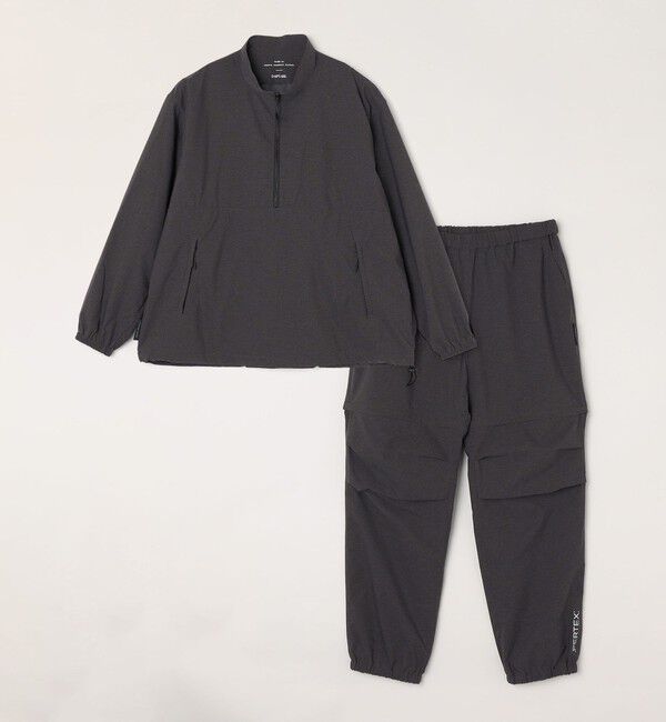 SHIPS any「SHIPS any: 〈撥水・透湿・軽量〉PERTEX(R) ハーフジップ プルオーバー ブルゾン (セットアップ対応)◇」|ブルゾン・スタジャン|