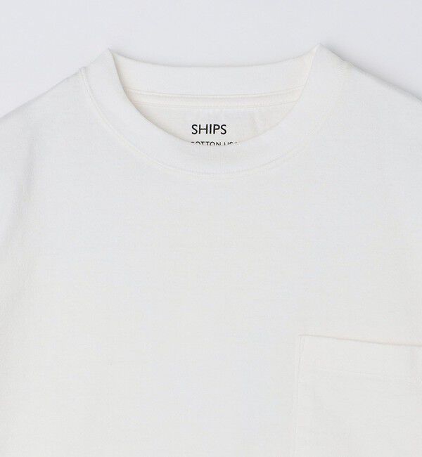 SHIPS「SHIPS: COTTON USA ポケット Tシャツ」|Tシャツ・カットソー|