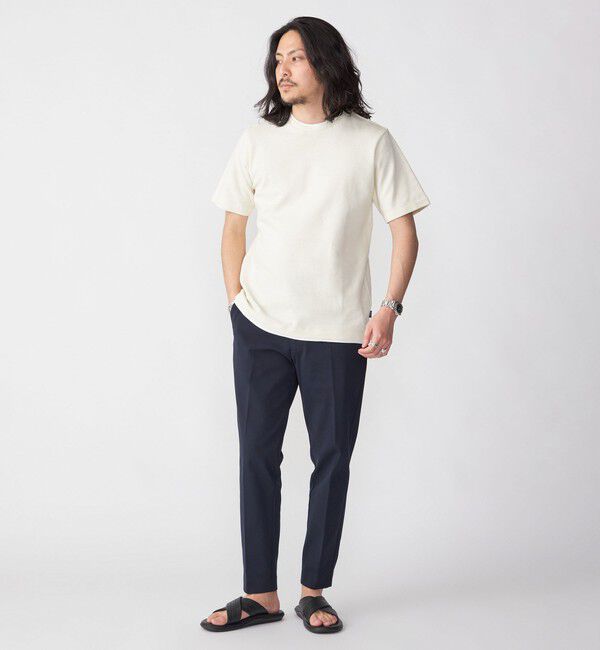 SHIPS「SHIPS: フェイクレイヤード ピケ クルーネック Tシャツ」|Tシャツ・カットソー|