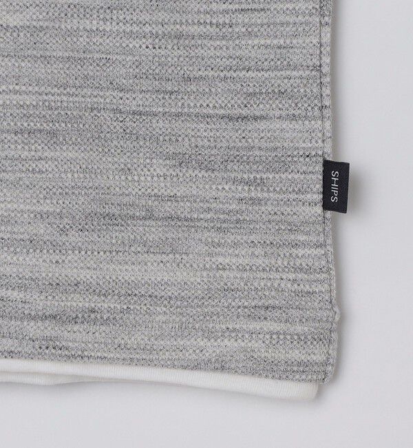 SHIPS「SHIPS: フェイクレイヤード ピケ クルーネック Tシャツ」|Tシャツ・カットソー|