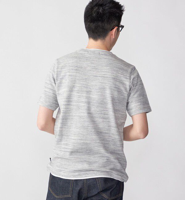 SHIPS「SHIPS: フェイクレイヤード ピケ クルーネック Tシャツ」|Tシャツ・カットソー|