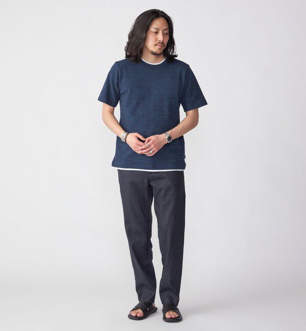 SHIPS「SHIPS: フェイクレイヤード ピケ クルーネック Tシャツ」|Tシャツ・カットソー|