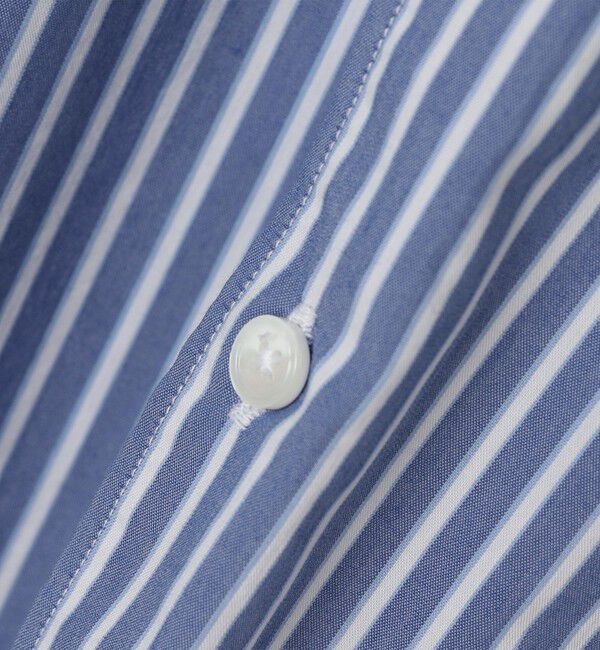 SHIPS any「SHIPS any: ブルーパレット ストライプ / ハケメ リラックス レギュラーカラー シャツ◇」|シャツ・ブラウス|