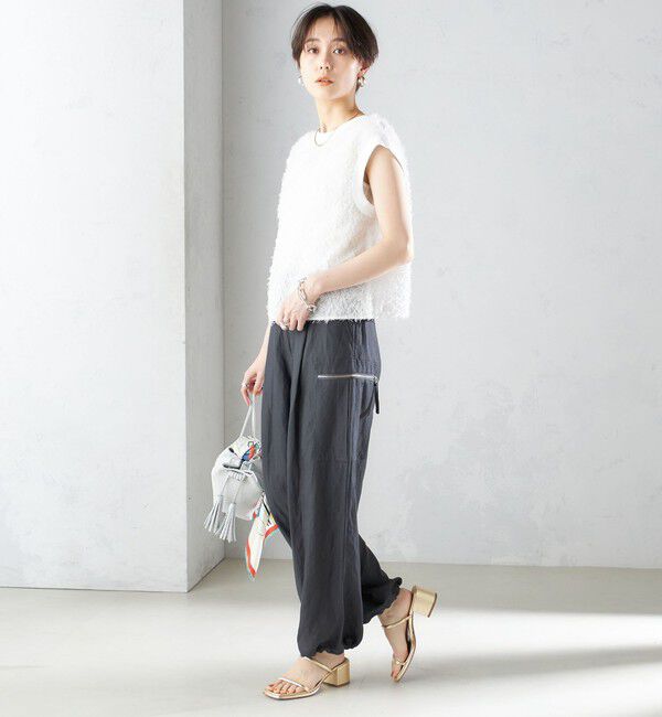 SHIPS for women「〈手洗い可能〉裾 ドロスト カーゴ パンツ ◇」|その他|