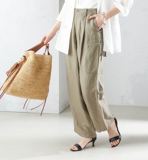 SHIPS for women「〈手洗い可能〉裾 ドロスト カーゴ パンツ ◇」|その他|