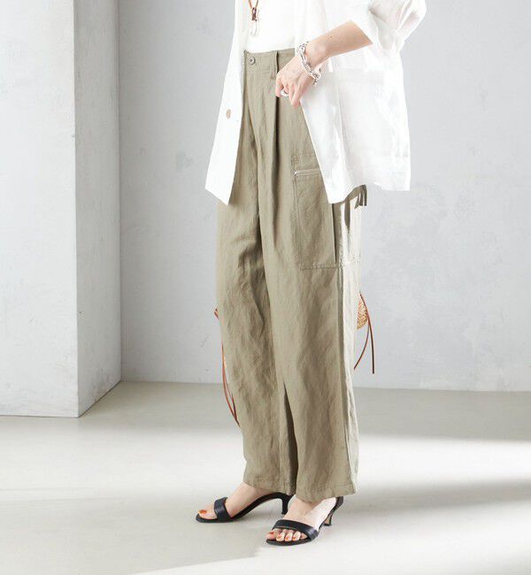 SHIPS for women「〈手洗い可能〉裾 ドロスト カーゴ パンツ ◇」|その他|