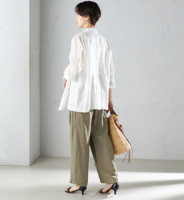 SHIPS for women「〈手洗い可能〉裾 ドロスト カーゴ パンツ ◇」|その他|