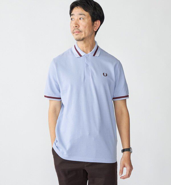SHIPS「FRED PERRY: M2 POLO ENGLAND」|ポロシャツ|サックスブルー