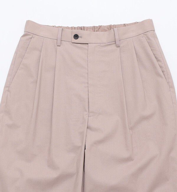 SHIPS「【SHIPS別注】FANTASTICDAYS: 2プリーツ コットン テーパードパンツ」|スラックス|