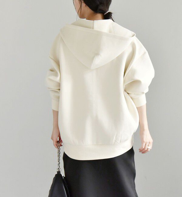 quaranciel「quaranciel:〈洗濯機可能〉ポンチ ダブルジップ スウェット パーカー」|パーカー|