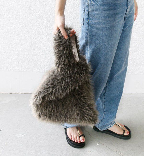 SHIPS for women「プードル ファー バッグ」|トートバッグ|