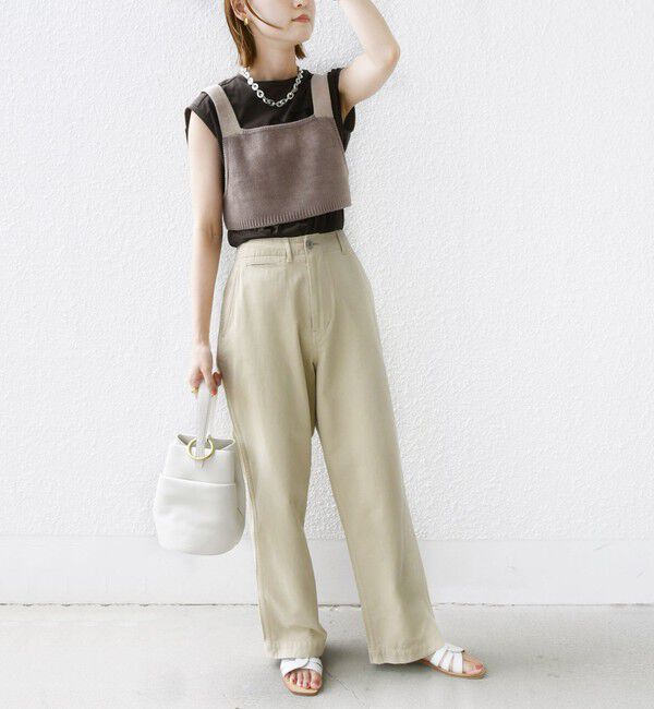 SHIPS for women「〈手洗い可能〉モールヤーン ニット ビスチェ」|ニット・セーター|