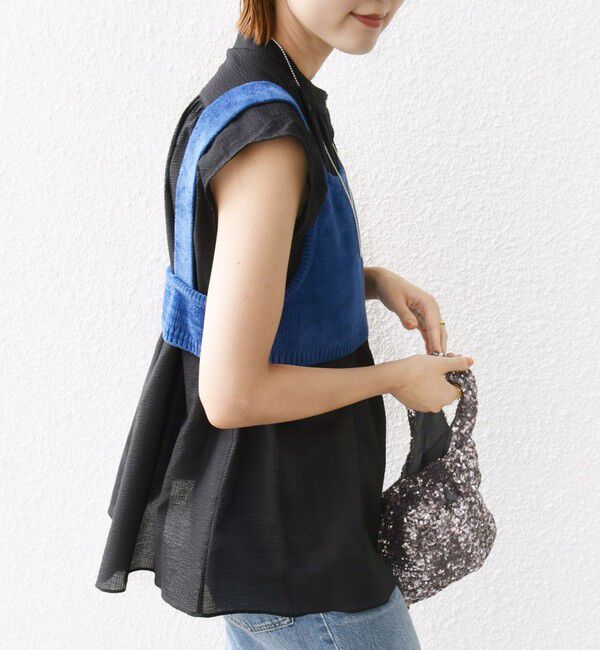 SHIPS for women「〈手洗い可能〉モールヤーン ニット ビスチェ」|ニット・セーター|