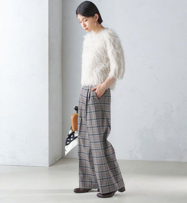 SHIPS for women「〈手洗い可能〉シャギー ファー プルオーバー」|ニット・セーター|