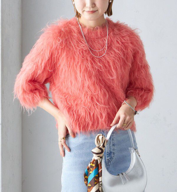 SHIPS for women「〈手洗い可能〉シャギー ファー プルオーバー」|ニット・セーター|